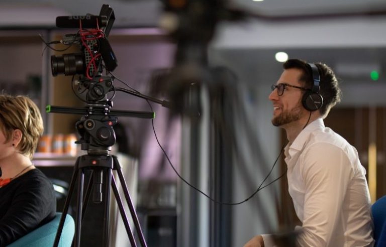 Professional video shoot